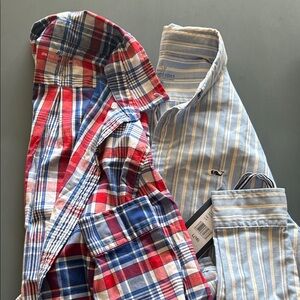 Vineyard Vines Boys Button-Downs in Red, Blue, White